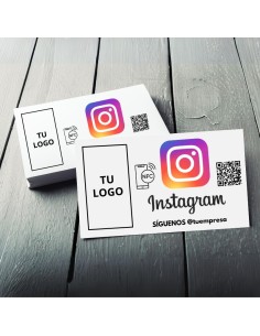 Tarjeta NFC para aumentar seguidores en Instagram, etiqueta material PVC, tamaño 85 x 54 mm 2
