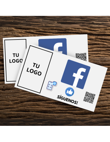 Tarjeta NFC para aumentar seguidores en Facebook, etiqueta material PVC, tamaño 85 x 54 mm