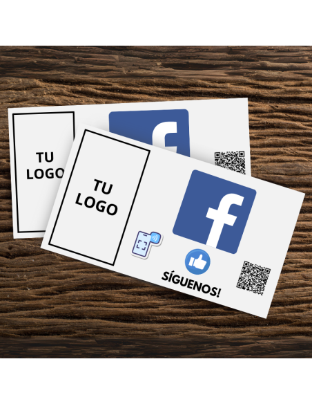 Tarjeta NFC para aumentar seguidores en Facebook, etiqueta material PVC, tamaño 85 x 54 mm